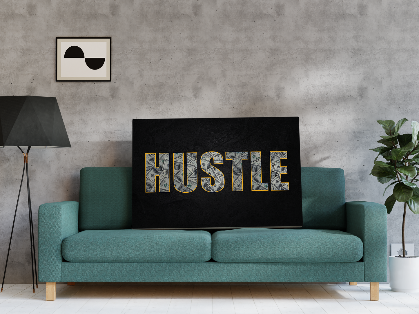 Hustle Motivational Money Art | Digital Download